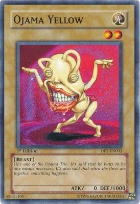 Ojama Yellow - DP2-EN003 - Common 1st Edition Duelist Pack: Chazz Princeton 1st Edition Singles