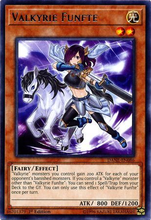 Valkyrie Funfte - DANE-EN086 - Rare 1st Edition Dark Neostorm 1st Edition Singles