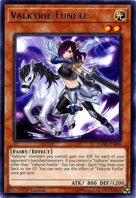Valkyrie Funfte - DANE-EN086 - Rare 1st Edition Dark Neostorm 1st Edition Singles
