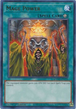 Mage Power - MAGO-EN139 - Rare 1st Edition Maximum Gold 1st Edition Singles
