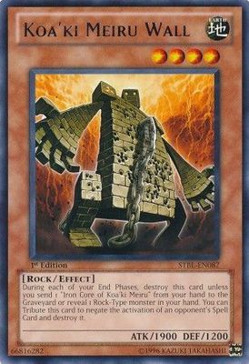 Koa&#39;ki Meiru Wall - STBL-EN087 - Rare 1st Edition Starstrike Blast 1st Edition Singles *Espanol*
