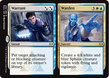 Warrant // Warden 230/259 Ravnica Allegiance Singles