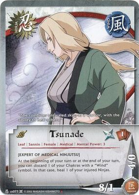Tsunade - us077 - Uncommon Naruto CCG Promos