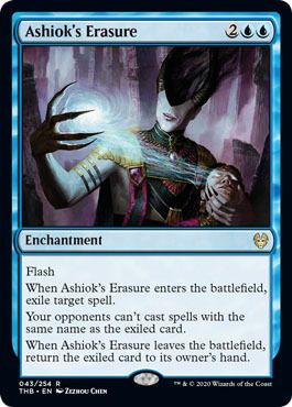 Ashiok&#39;s Erasure 043/254 Theros: Beyond Death Singles