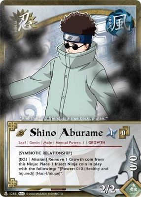 Shino Aburame - N- 1255 - Common Naruto: Weapons of War