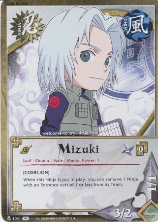 GA Mizuki [Mizuki]- 1031 - Uncommon Naruto: Tournament (Chibi) Pack 2