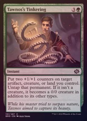 Tawnos&#39;s Tinkering 191/287 - Foil The Brothers&#39; War Foil Singles