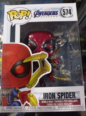 SJ Marvel Funko Pop Iron Spider w/ Gauntlet 574 Avengers Endgame Spiderman