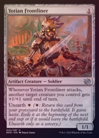 Yotian Frontliner 42/287 - Foil The Brothers&#39; War Foil Singles