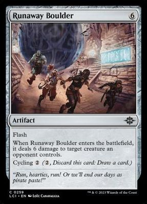 Runaway Boulder 0259 The Lost Caverns of Ixalan Singles