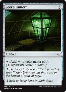 Seer&#39;s Lantern 165/184 Oath of the Gatewatch Singles (Español)