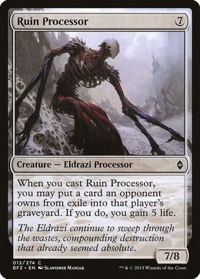 Ruin Processor - Battle for Zendikar (BFZ) Battle for Zendikar