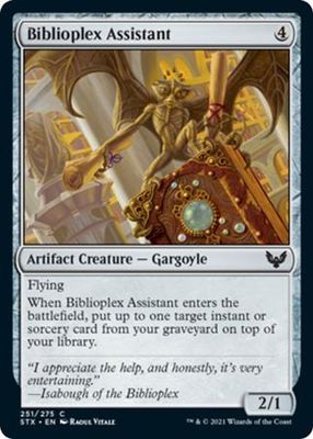 Biblioplex Assistant 251/275 - Strixhaven: School of Mages Singles