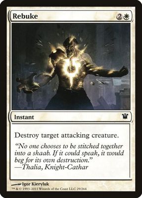 Rebuke - Innistrad (ISD) Innistrad