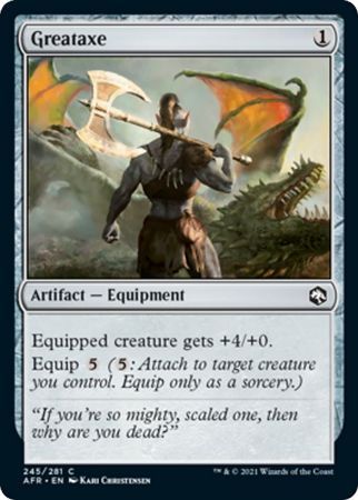 Greataxe 245/281 Adventures in the Forgotten Realms Singles