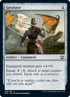 Greataxe 245/281 Adventures in the Forgotten Realms Singles