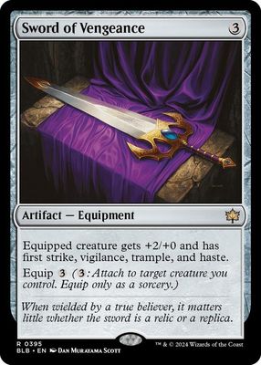 Sword of Vengeance - Bloomburrow (BLB) Bloomburrow