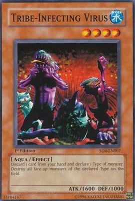 Tribe-Infecting Virus - SD4-EN007 - Common 1st Edition Structure Deck: Fury from the Deep 1st Edition Singles *Danada*
