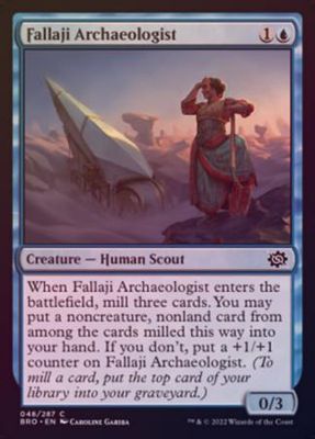 Fallaji Archaeologist 48/287 - Foil The Brothers&#39; War Foil Singles