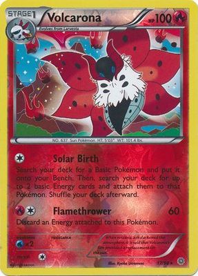 Volcarona - 17/98 - Holo Rare Reverse Holo XY: Ancient Origins Reverse Holo Singles