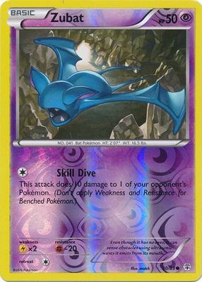 Zubat - 30/83 - Common Reverse Holo Generations Reverse Holo Singles