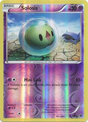 Solosis - 33/124 - Common Reverse Holo XY: Fates Collide Reverse Holo Singles