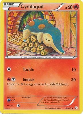 Cyndaquil - 18/162 - Common XY: Breakthrough Singles