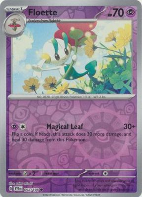 Floette - 092/198 - Common Reverse Holo Scarlet &amp; Violet (Base Set) Reverse Holo Singles