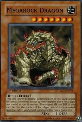 Megarock Dragon - SD7-EN012 - Common 1st Edition Structure Deck: Invincible Fortress [SD7] 1st Edition Singles