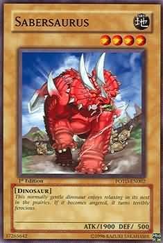 Sabersaurus - POTD-EN002 - Common 1st Edition Power of the Duelist [POTD] 1st Edition Singles