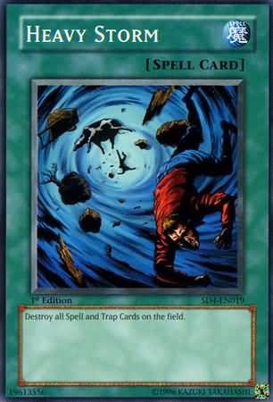 Heavy Storm - SD4-EN019 - Common 1st Edition Structure Deck: Fury from the Deep 1st Edition Singles