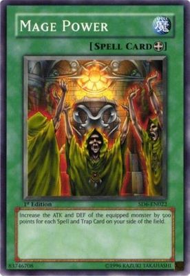 Mage Power - SD6-EN022 - Common 1st Edition Structure Deck: Spellcaster&#39;s Judgment [SD6] 1st Edition Singles