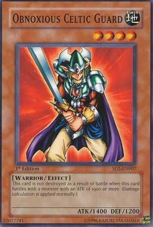 Obnoxious Celtic Guard - SD5-EN007 - Common 1st Edition Structure Deck: Warrior&#39;s Triumph 1st Edition Singles