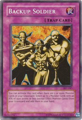 Backup Soldier - SYE-047 - Common Unlimited Starter Deck: Yugi Evolution [SYE] Unlimited Singles
