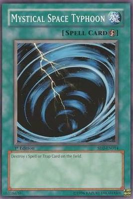 Mystical Space Typhoon - SD2-EN014 - Common 1st Edition Structure Deck: Zombie Madness 1st Edition Singles