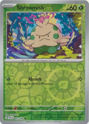 Shroomish - 003/198 - Common Reverse Holo Scarlet &amp; Violet (Base Set) Reverse Holo Singles