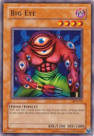 Big Eye - SDJ-018 - Common Unlimited Starter Deck: Joey [SDJ] Unlimited Singles