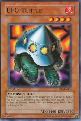 UFO Turtle - SD3-EN004 - Common 1st Edition Structure Deck: Blaze of Destruction 1st Edition Singles