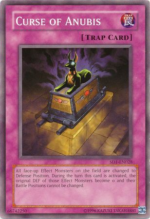 Curse of Anubis - SD1-EN028 - Common Unlimited Structure Deck: Dragon&#39;s Roar [SD1] Unlimited Singles