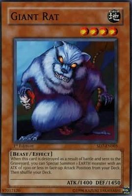 Giant Rat - SD7-EN003 - Common 1st Edition Structure Deck: Invincible Fortress [SD7] 1st Edition Singles