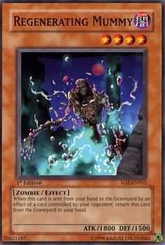 Regenerating Mummy - SD2-EN012 - Common 1st Edition Structure Deck: Zombie Madness 1st Edition Singles