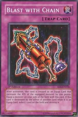 Blast with Chain - SD5-EN036 - Common 1st Edition Structure Deck: Warrior&#39;s Triumph 1st Edition Singles