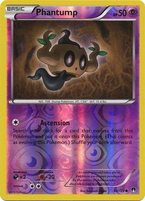 Phantump - 64/122 - Common Reverse Holo XY: Breakpoint Reverse Holo Singles