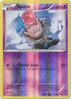 Spoink - 30/124 - Common Reverse Holo XY: Fates Collide Reverse Holo Singles