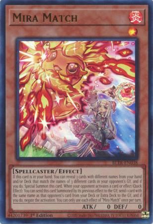 SH Mira Match - BLTR-EN038 - Ultra Rare 1st Edition Battles of Legend: Terminal Revenge 1st Edition Singles
