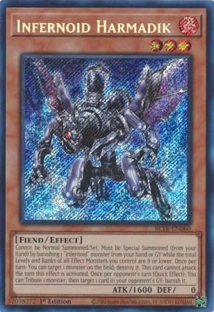 SH Infernoid Harmadik - BLTR-EN060 - Secret Rare 1st Edition Battles of Legend: Terminal Revenge 1st Edition Singles