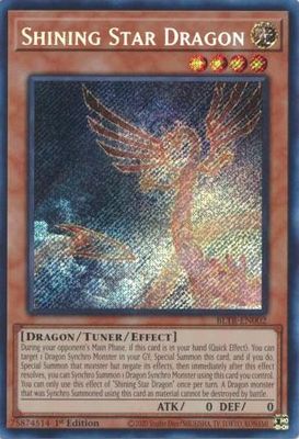 Shining Star Dragon - BLTR-EN002 - Secret Rare 1st Edition Battles of Legend: Terminal Revenge 1st Edition Singles