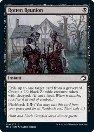 Rotten Reunion 119/277 Innistrad: Midnight Hunt Singles