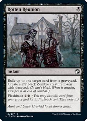 Rotten Reunion 119/277 Innistrad: Midnight Hunt Singles