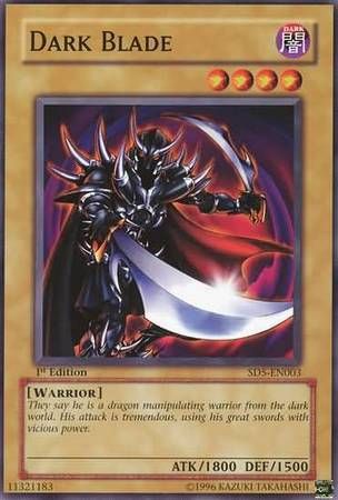 Dark Blade - SD5-EN003 - Common 1st Edition Structure Deck: Warrior&#39;s Triumph 1st Edition Singles